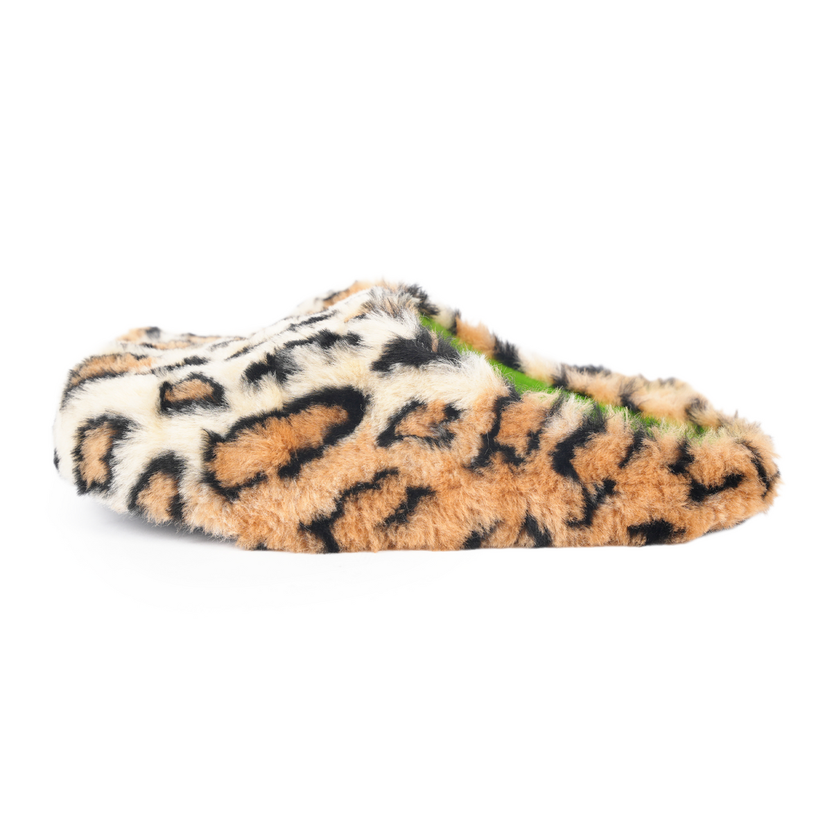 MARNI FAUX FUR ANIMAL PRINT MULES