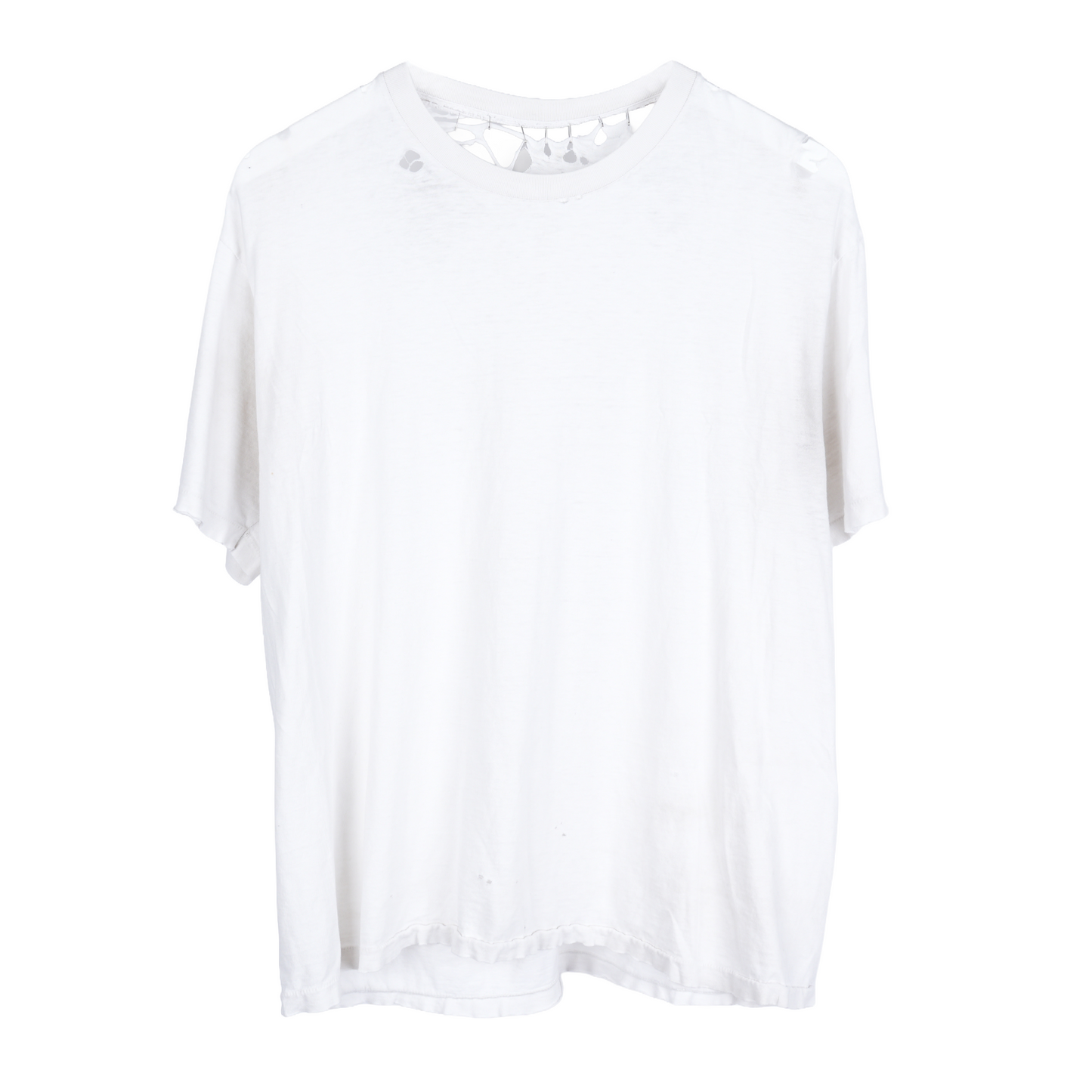 VINTAGE THRASHED BLANK WHITE TEE