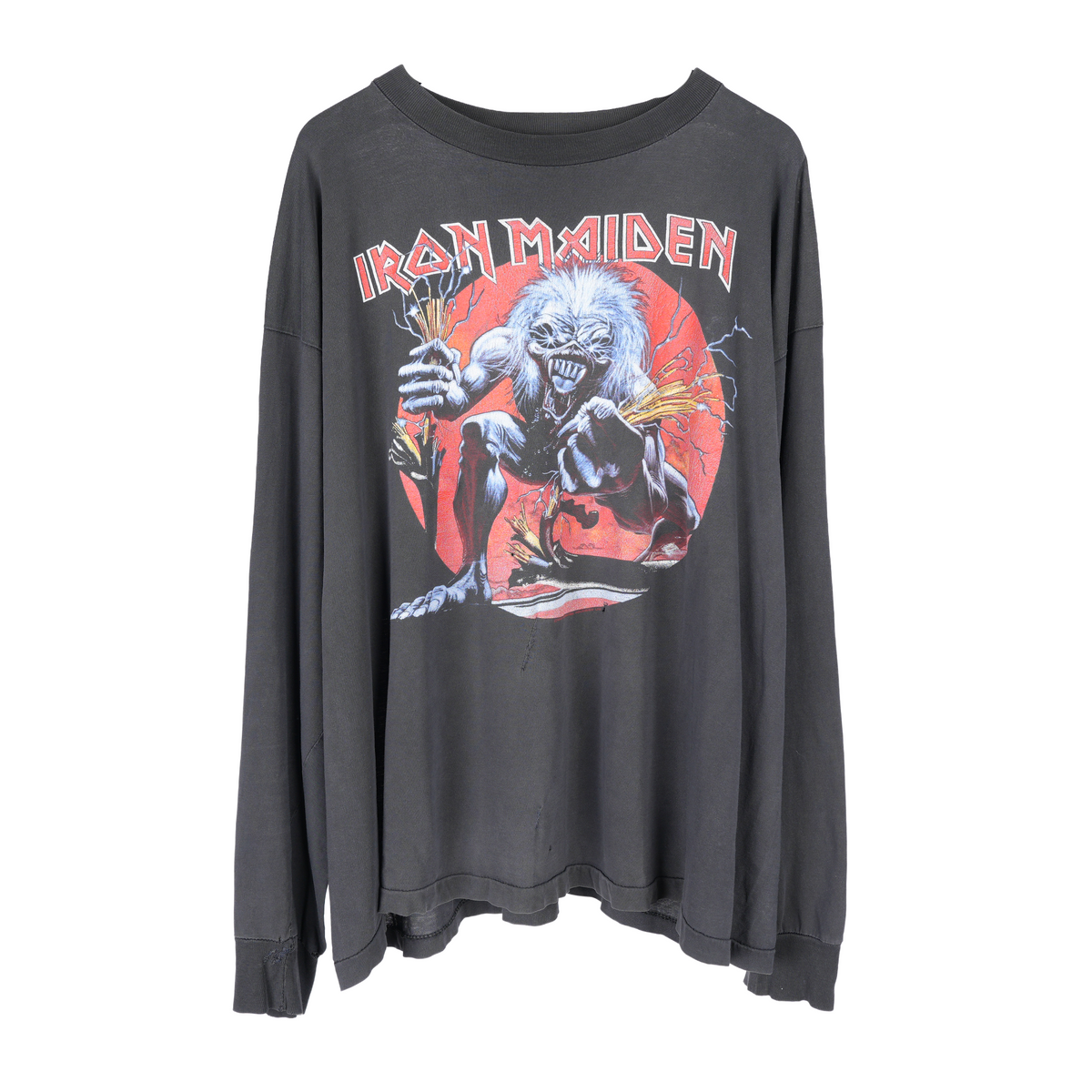 VINTAGE IRON MAIDEN 'A REAL LIVE ONE' LONG SLEEVE TEE