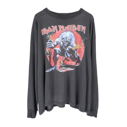 VINTAGE IRON MAIDEN 'A REAL LIVE ONE' LONG SLEEVE TEE