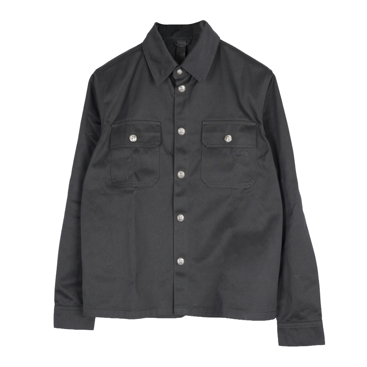 CHROME HEARTS PLAIN BLACK WORK DOG JACKET