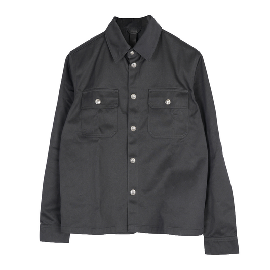 CHROME HEARTS PLAIN BLACK WORK DOG JACKET