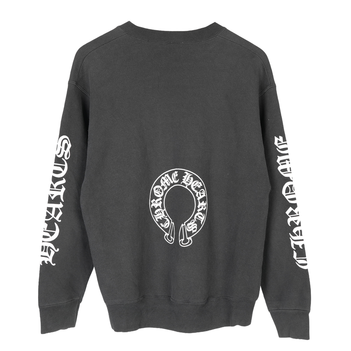 CHROME HEARTS VINTAGE SCRIPT HORSESHOE CREWNECK