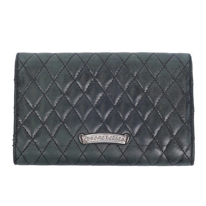 CHROME HEARTS VINTAGE QUILTED SNAP WALLET