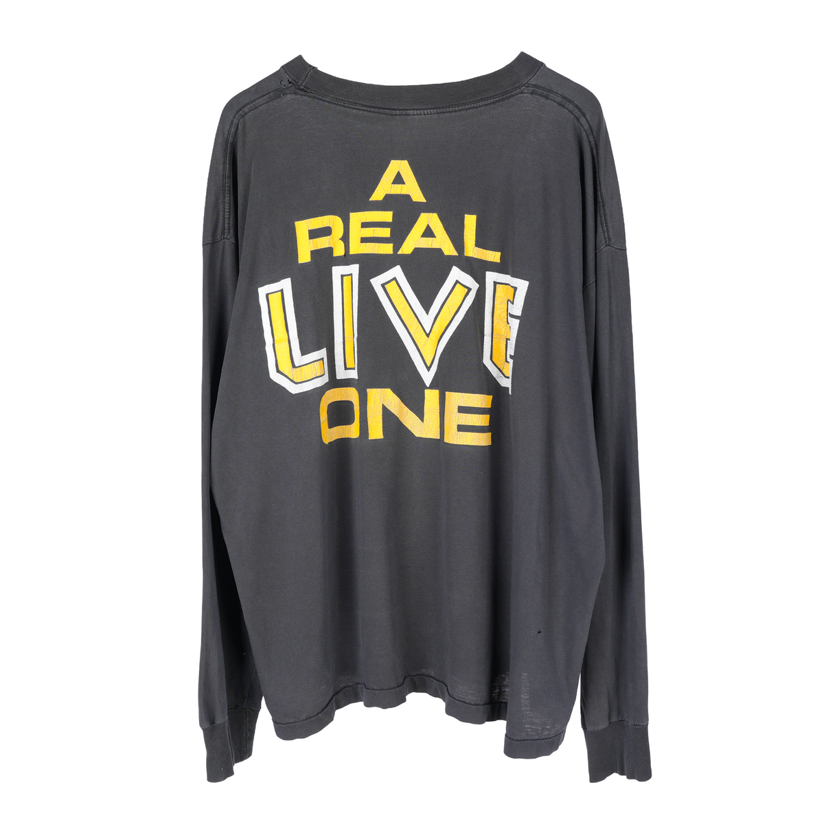 VINTAGE IRON MAIDEN 'A REAL LIVE ONE' LONG SLEEVE TEE
