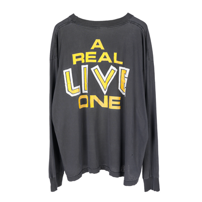 VINTAGE IRON MAIDEN 'A REAL LIVE ONE' LONG SLEEVE TEE