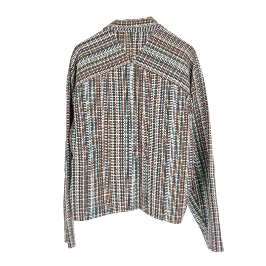 BOTTEGA VENETA CHECK KIMONO BLOUSON