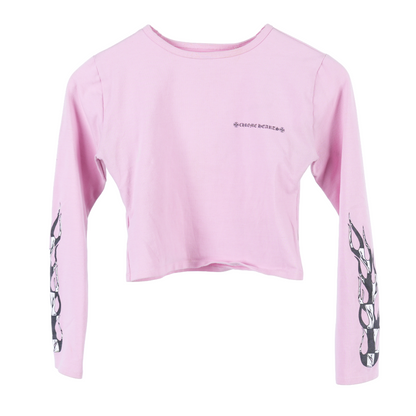 CHROME HEARTS MATTY BOY PINK FLAME SHIRT