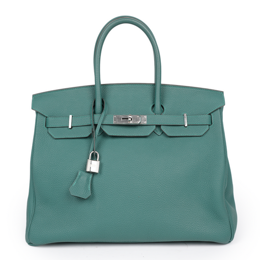 HERMES Togo Birkin 35 Malachite