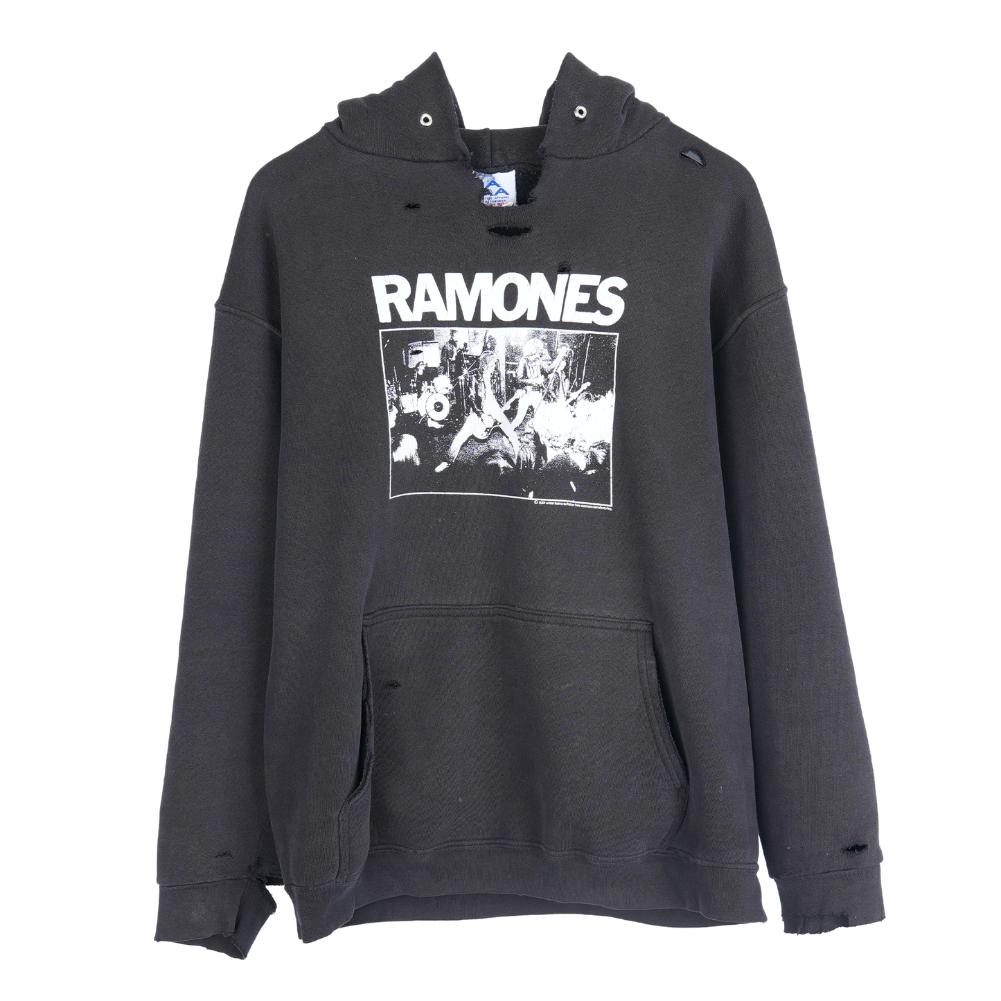 VINTAGE RAMONES THRASHED HOODIE