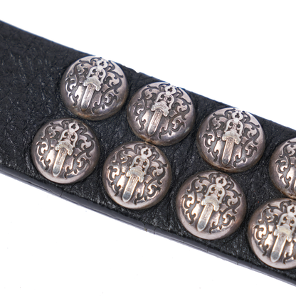 CHROME HEARTS 1 INCH STUDDED GUNSLINGER