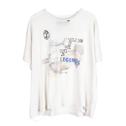PALY HOLLYWOOD WHITE "AMERICAN LEGENDS" TEE