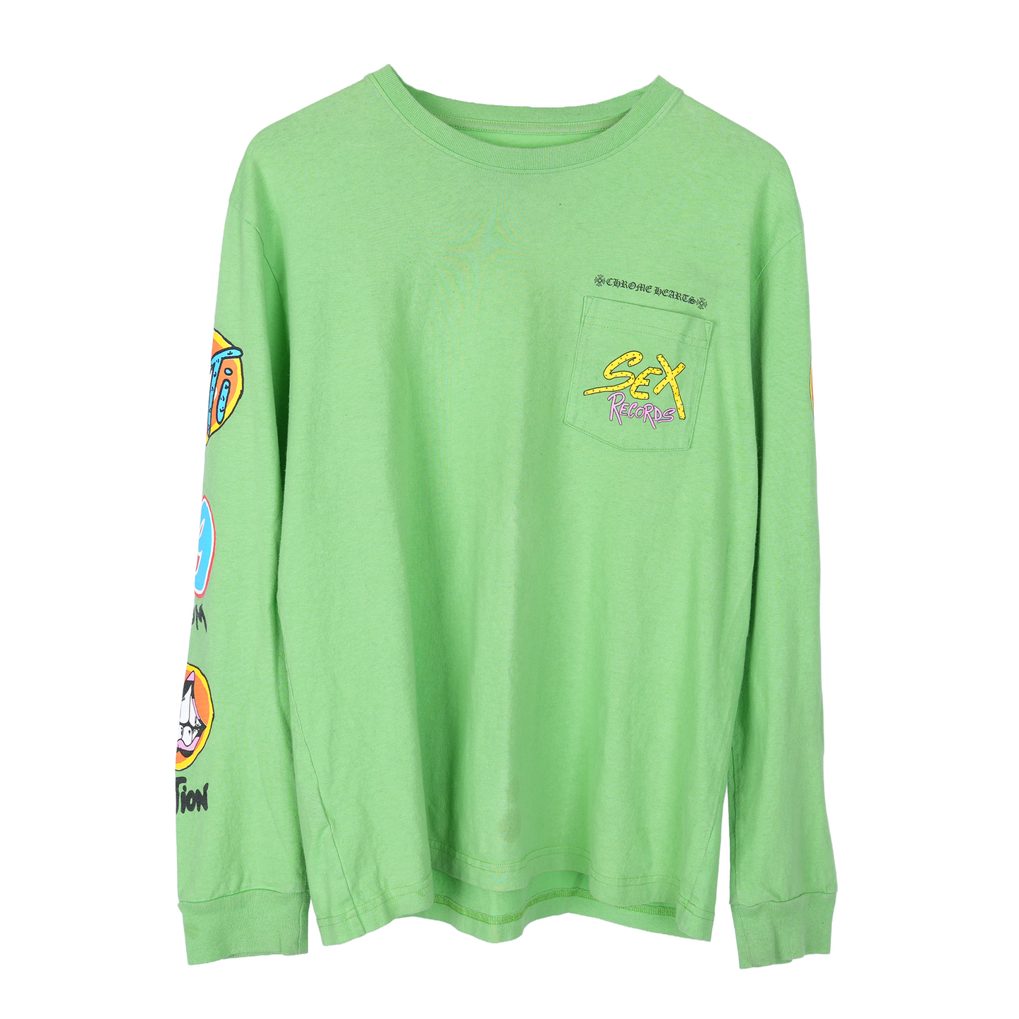 Chrome Hearts Matty Boy Green Sex Records Long Sleeve