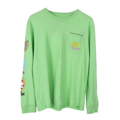 Chrome Hearts Matty Boy Green Sex Records Long Sleeve