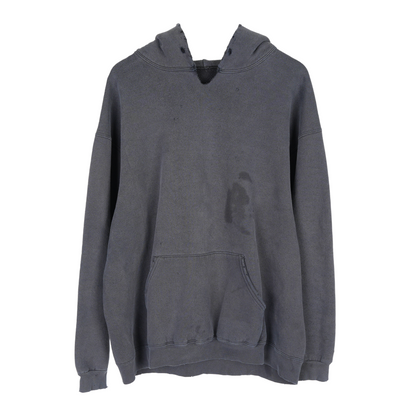 VINTAGE THRASHED BLANK FADED PULLOVER HOODIE