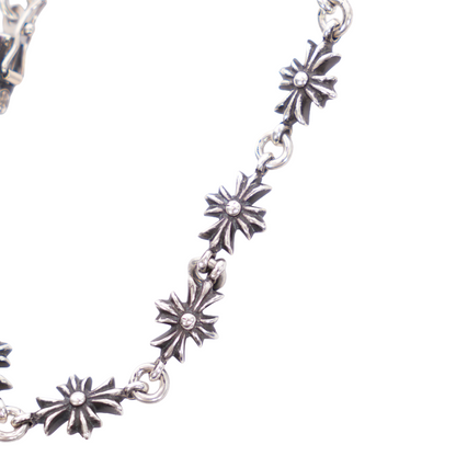 CHROME HEARTS TINY E BRACELET 12 LINK 7.5"