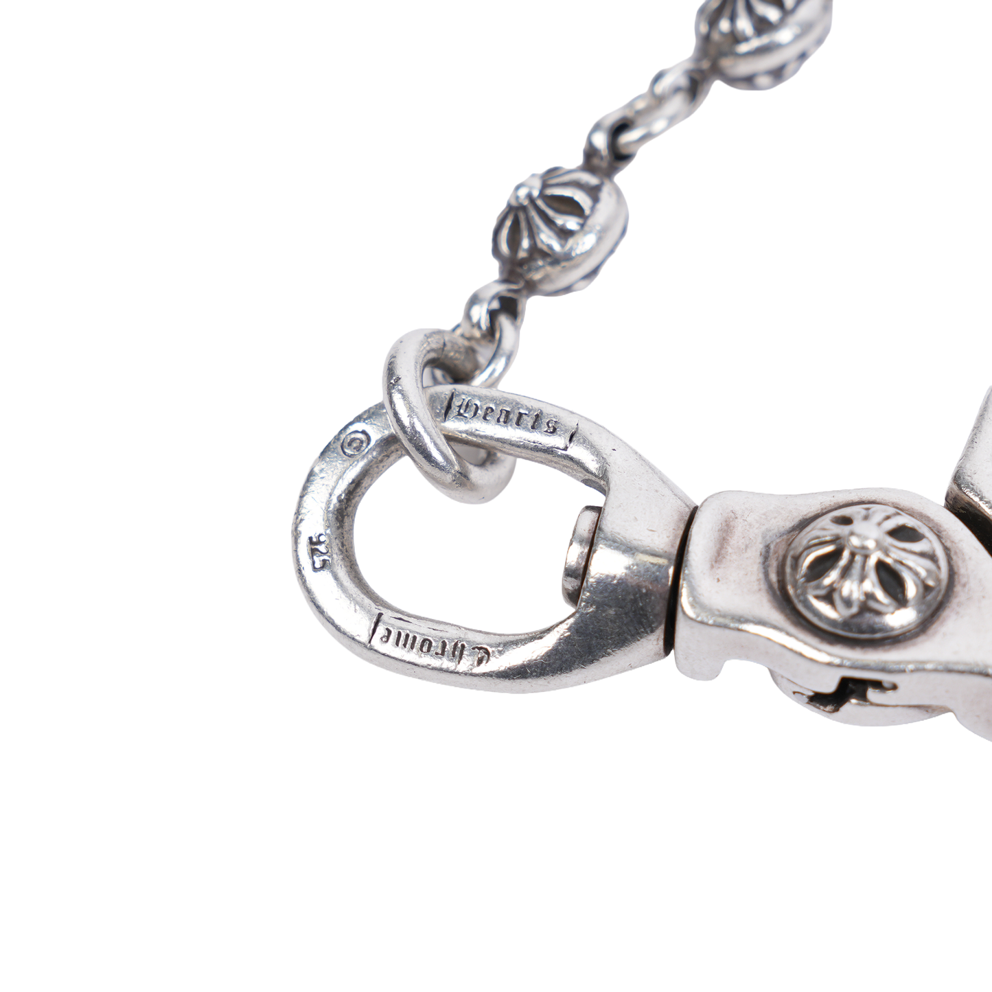 CHROME HEARTS LONG DOUBLE LOBSTER BALL WALLET CHAIN