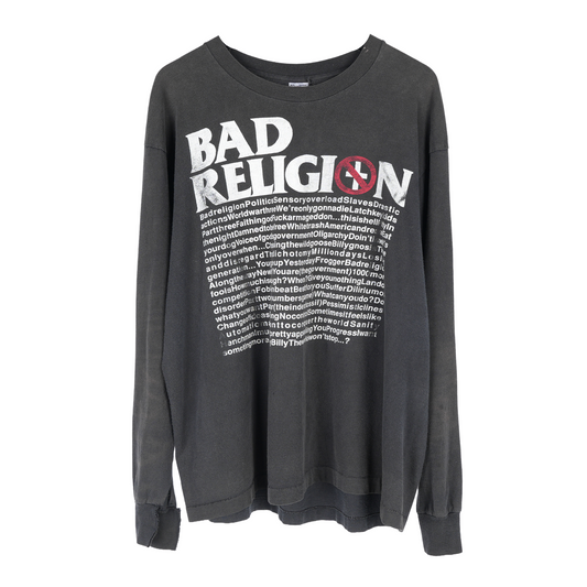 VINTAGE BAD RELIGION LONG SLEEVE TEE