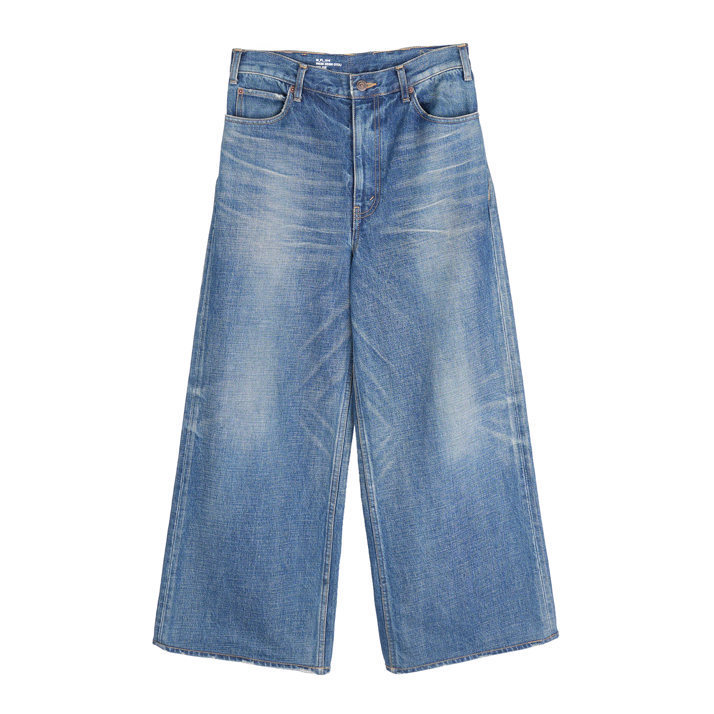 BLUE SANDWASHED CELINE JEANS