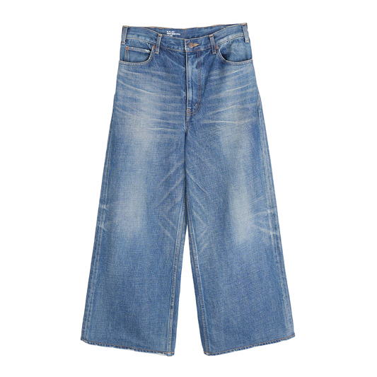 BLUE SANDWASHED CELINE JEANS