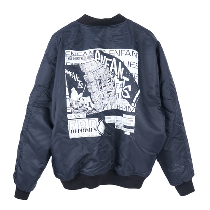 ERD RECORDS BOMBER JACKET
