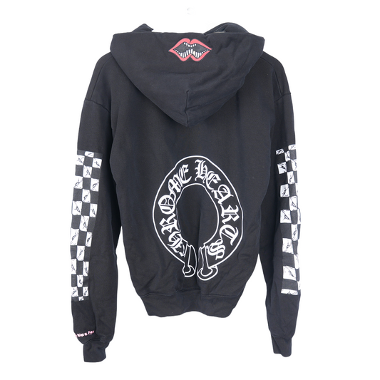 CHROME HEARTS X MATTY BOY LIPS PATCH LOGO DOUBLE HOODIE