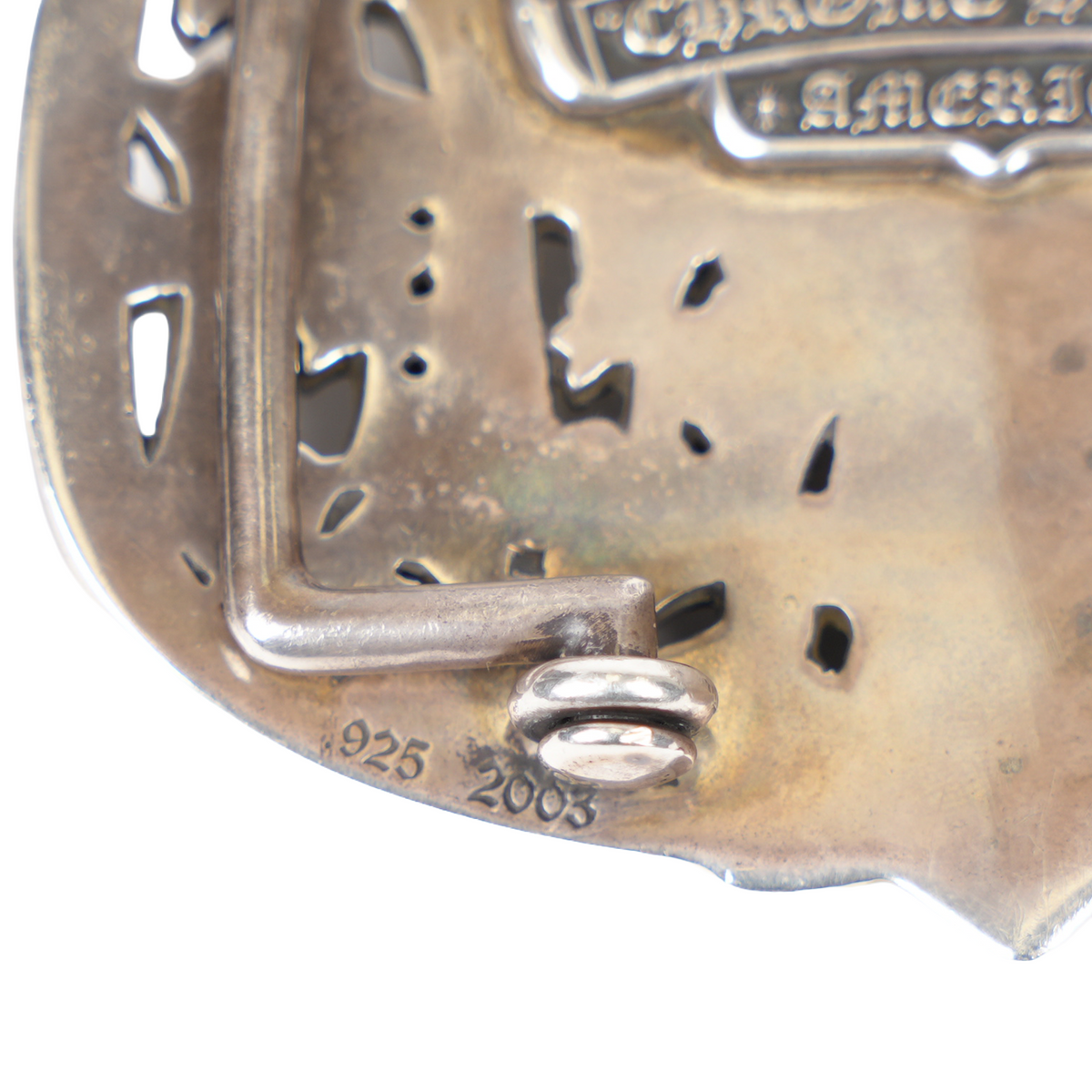 CHROME HEARTS 1.5" CEMETERY BELT BUCKLE