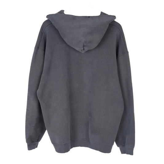 VINTAGE THRASHED BLANK FADED PULLOVER HOODIE