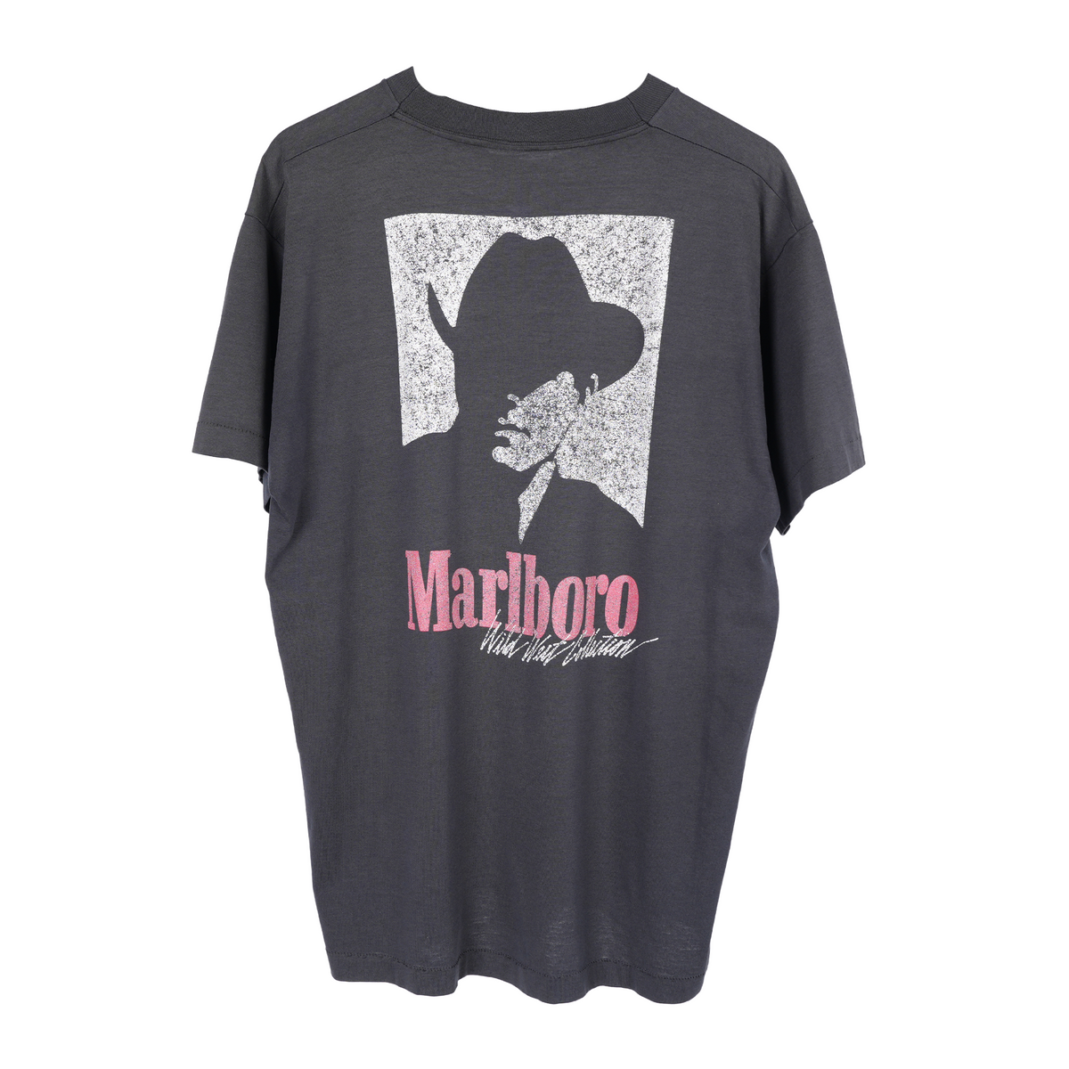 VINTAGE BLACK MARLBORO COWBOY TEE