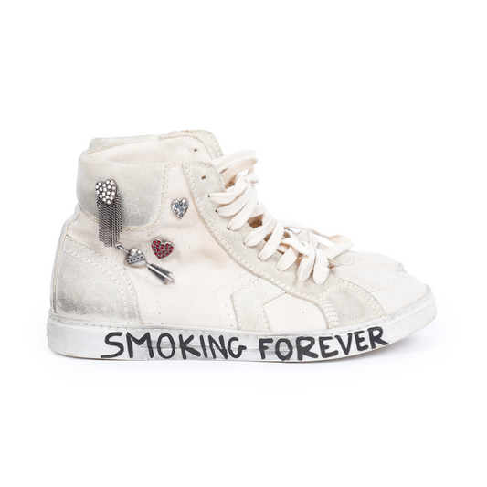 SAINT LAURENT "SMOKING FOREVER" SNEAKERS