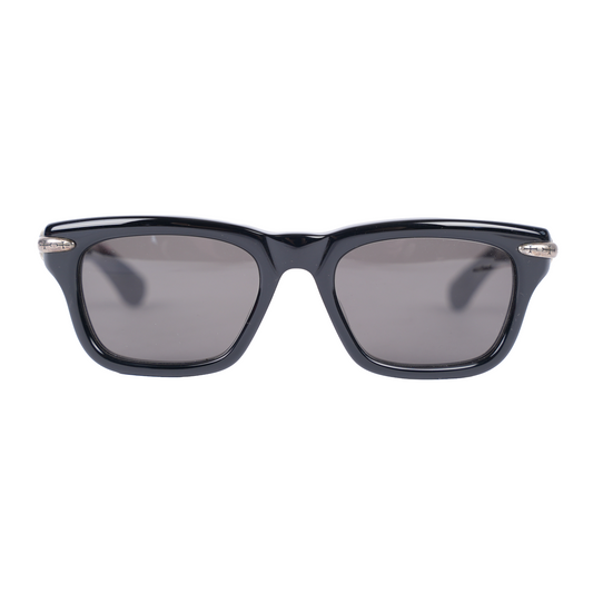 CHROME HEARTS BLACK TRYPOLEAGAIN SUNGLASSES