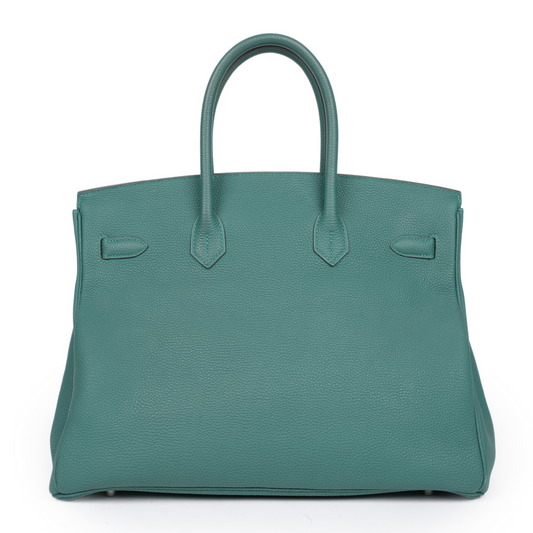 HERMES Togo Birkin 35 Malachite