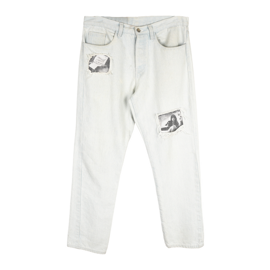 ENFANTS RICHES DÉPRIMÉS ERD LIGHT WASH PATCHWORK DENIM