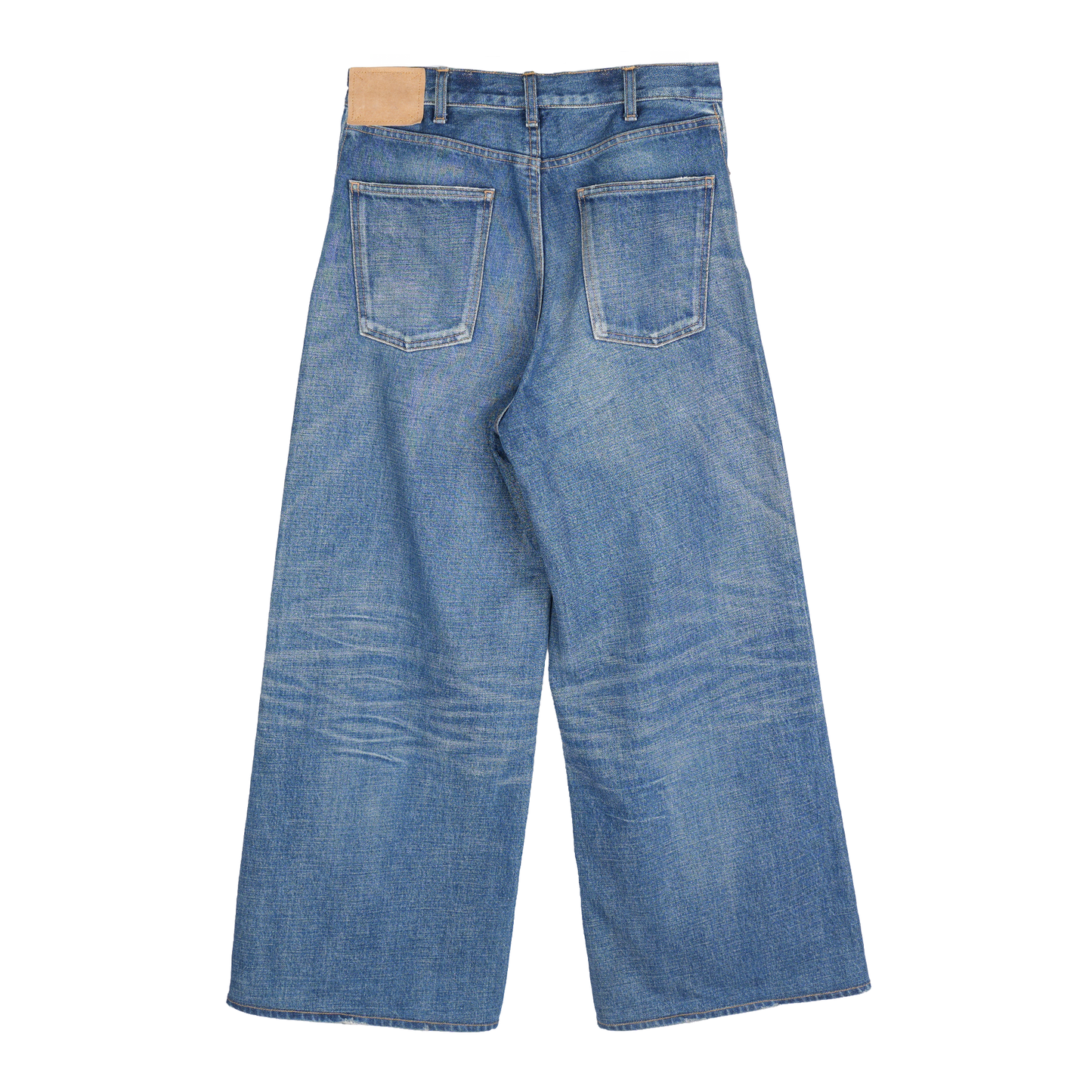 BLUE SANDWASHED CELINE JEANS