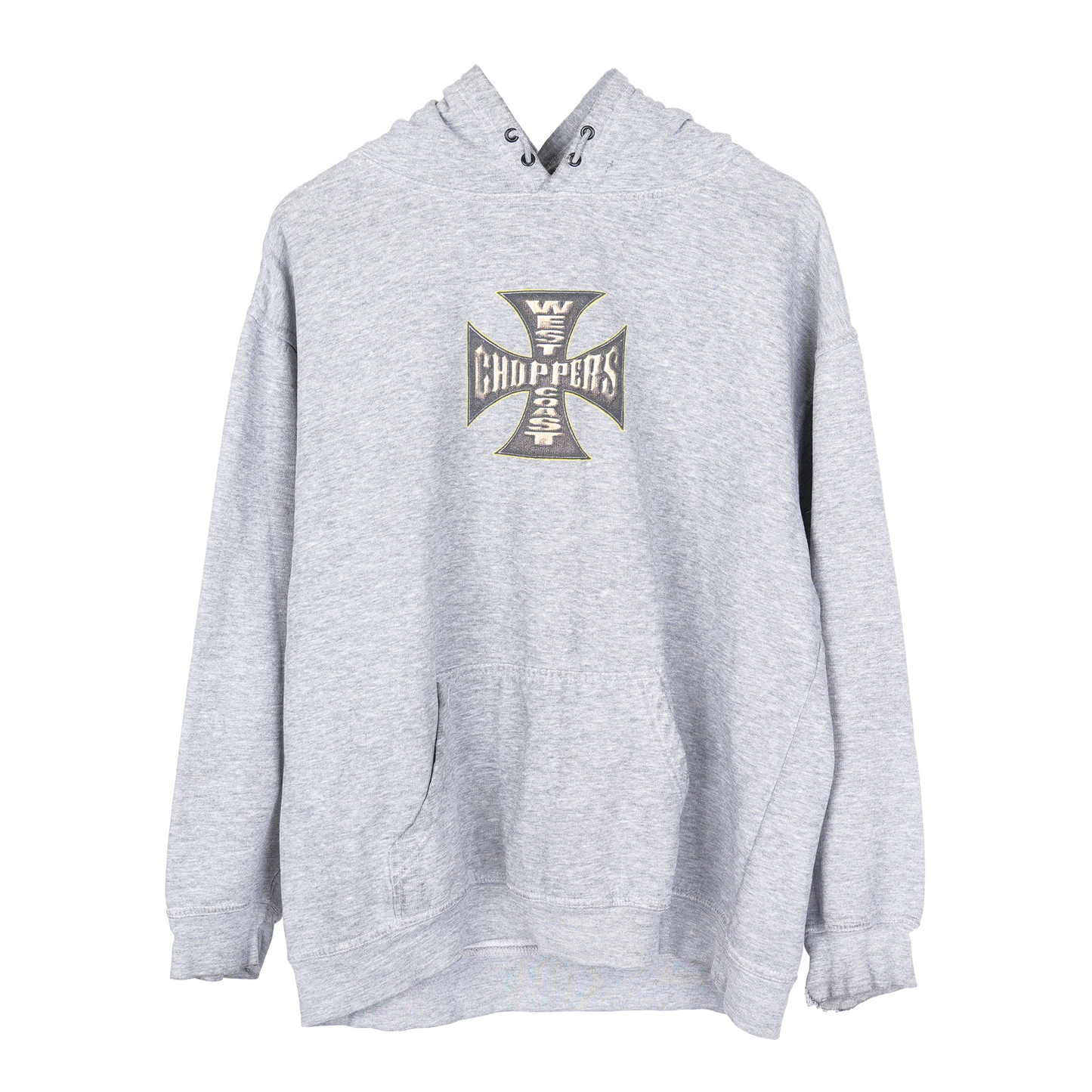 VINTAGE GRAY WCC WEST COAST CHOPPERS HOODIE