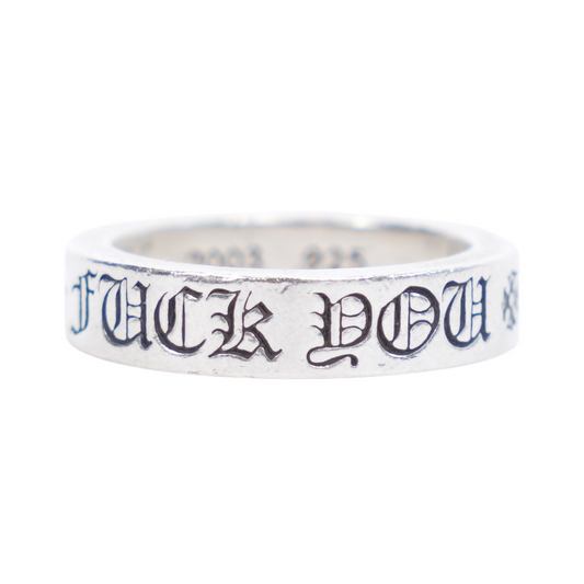 CHROME HEARTS FUCK YOU RING
