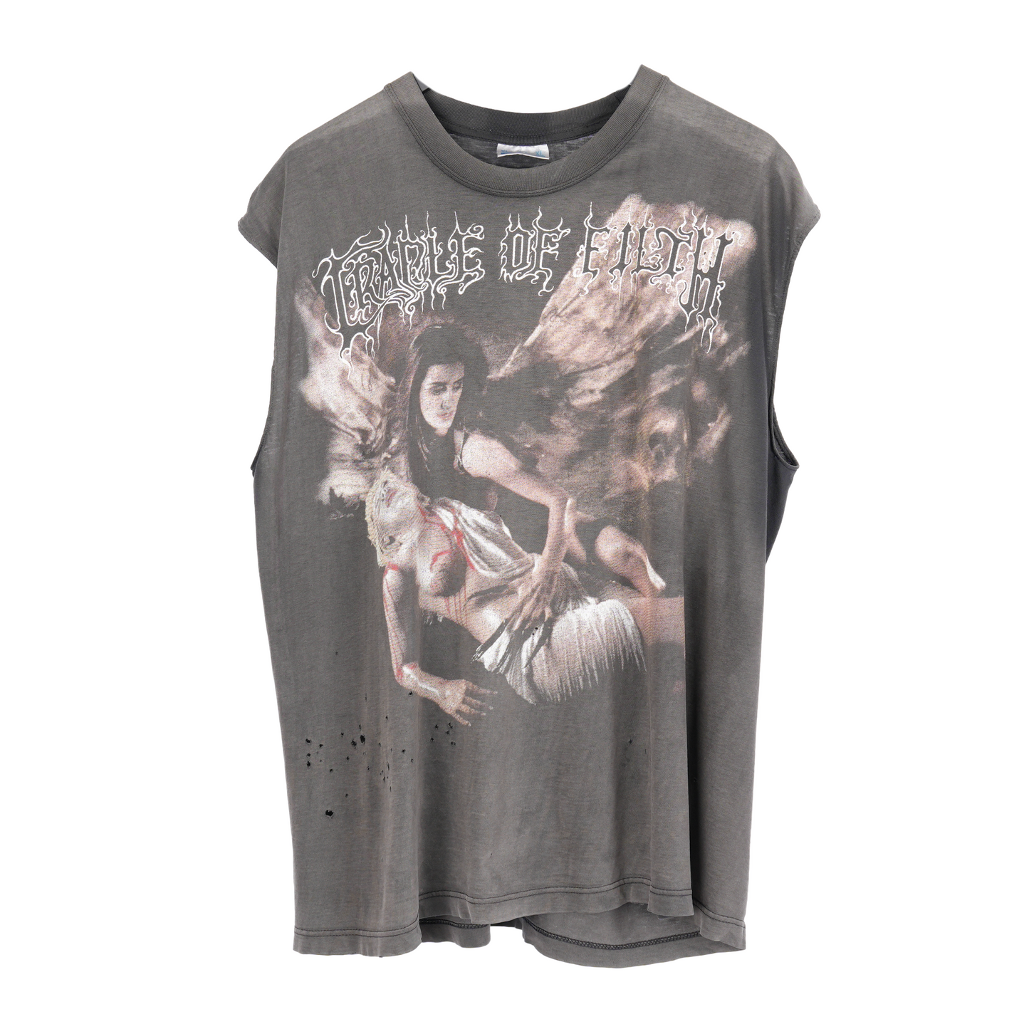 VINTAGE CRADLE OF FILTH TOTAL FUCKING DARKNESS CUTOFF TEE