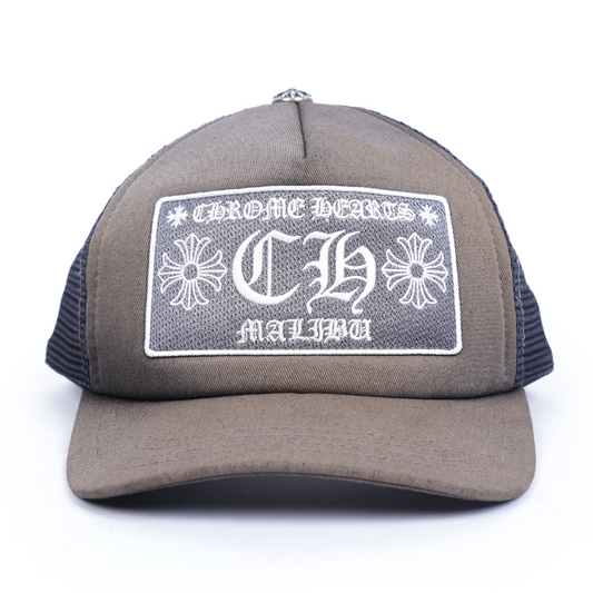 CHROME HEARTS SUN FADED MALIBU TRUCKER HAT