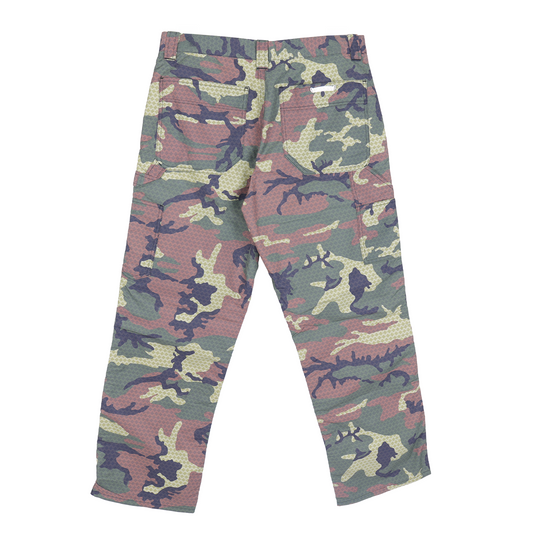 CHROME HEARTS CAMOUFLAGE MONOGRAM DOUBLE KNEE PANTS