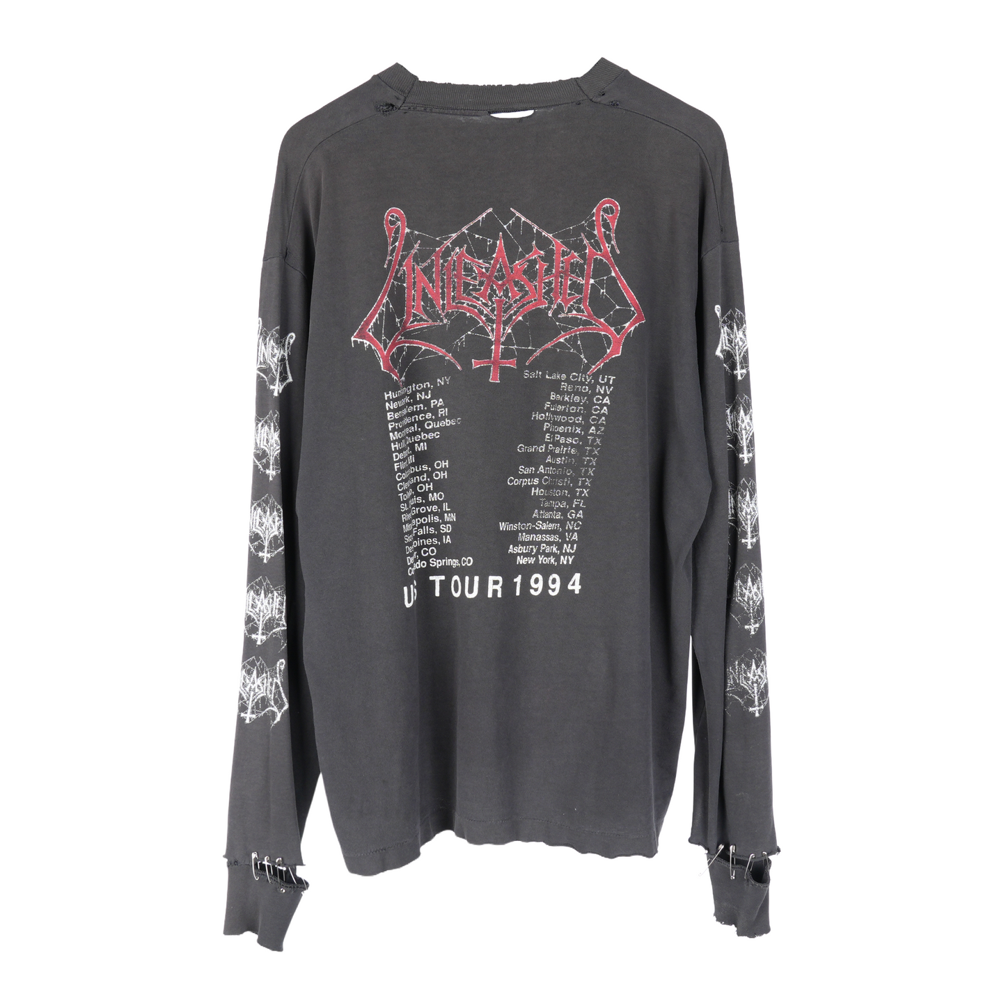 VINTAGE UNLEASHED TOUR 1994 LONG SLEEVE TEE