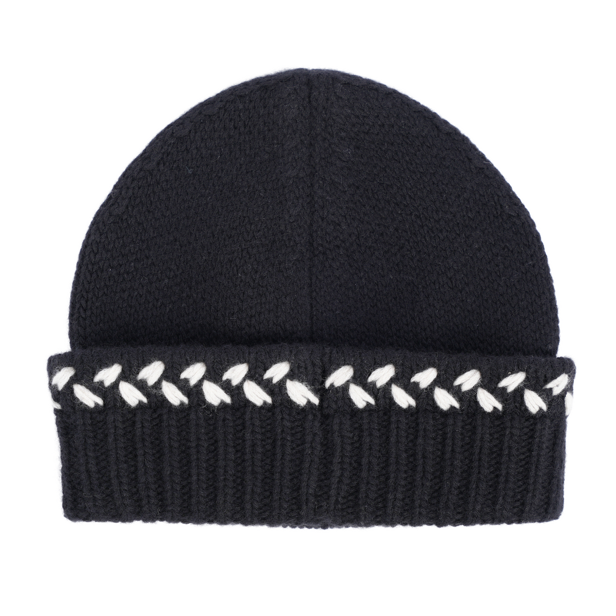 CHANEL KNITTED LOGO BEANIE