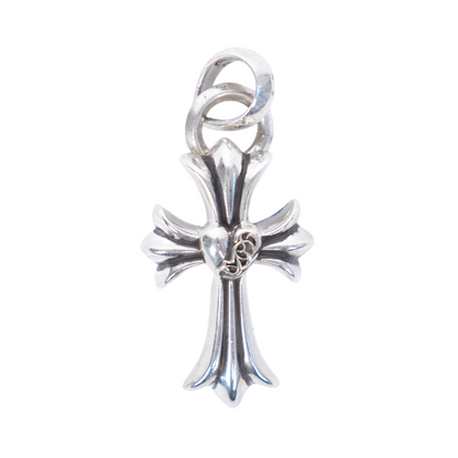 CHROME HEARTS HEART CROSS PENDENT