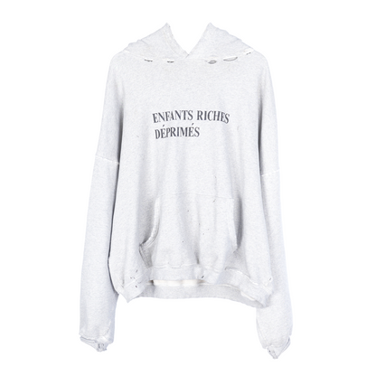 ERD GREY LOGO HOODIE