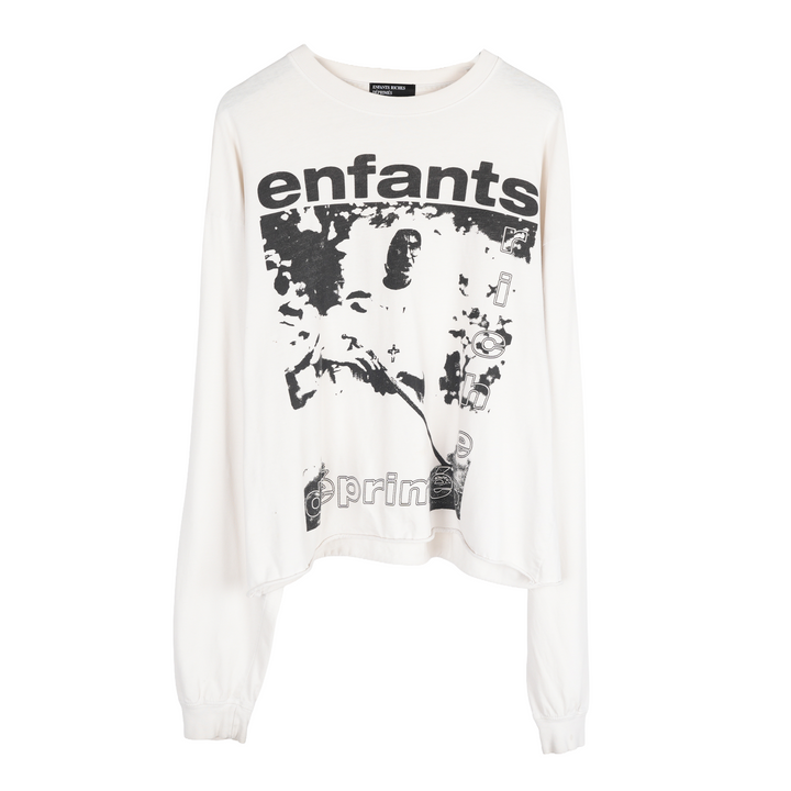 ENFANTS RICHES DÉPRIMÉS SS24 ERD WHITE NUN/GUN LONG SLEEVE TEE