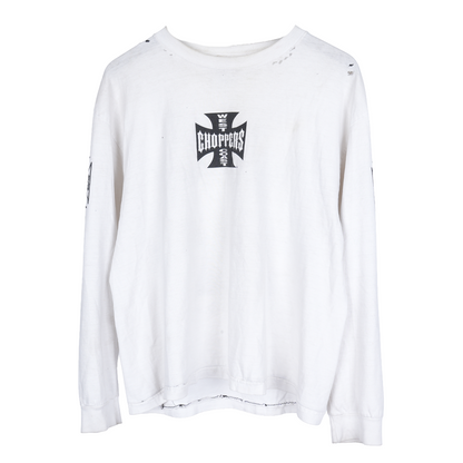 WEST COAST CHOPPERS WHITE L/S SHIRT