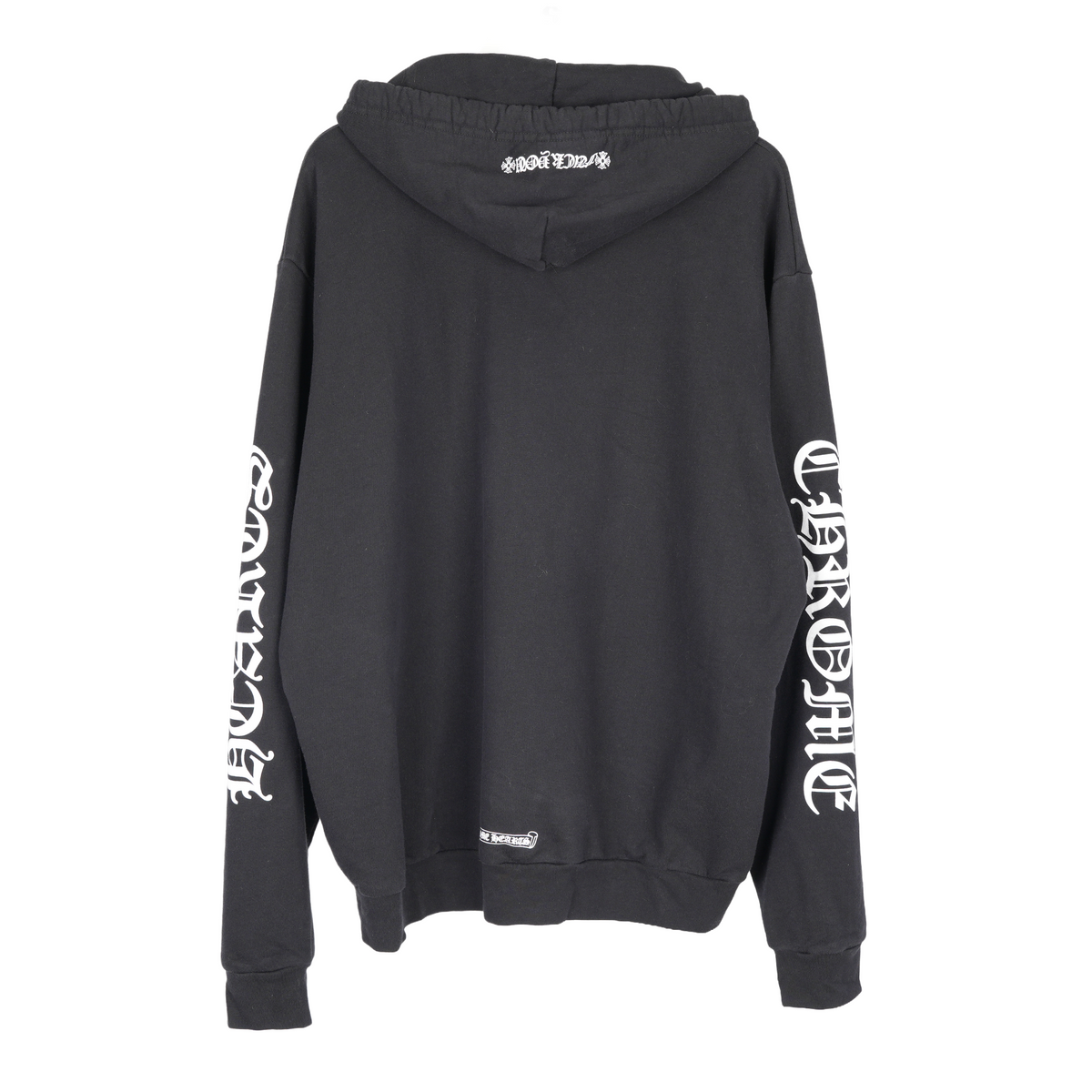 CHROME HEARTS SCRIPT LOGO SLEEVE PULL OVER HOODIE