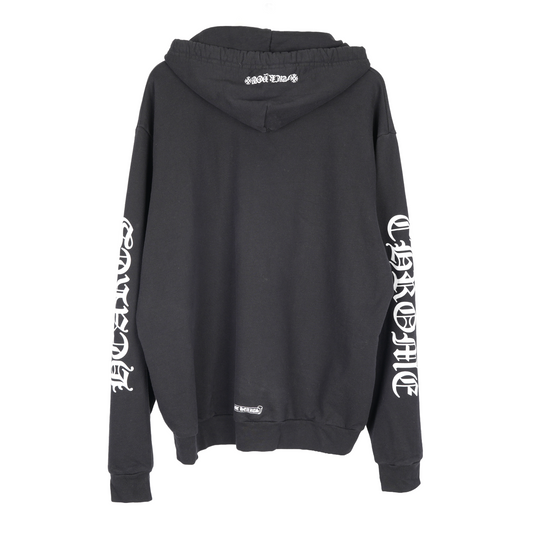 CHROME HEARTS SCRIPT LOGO SLEEVE PULL OVER HOODIE