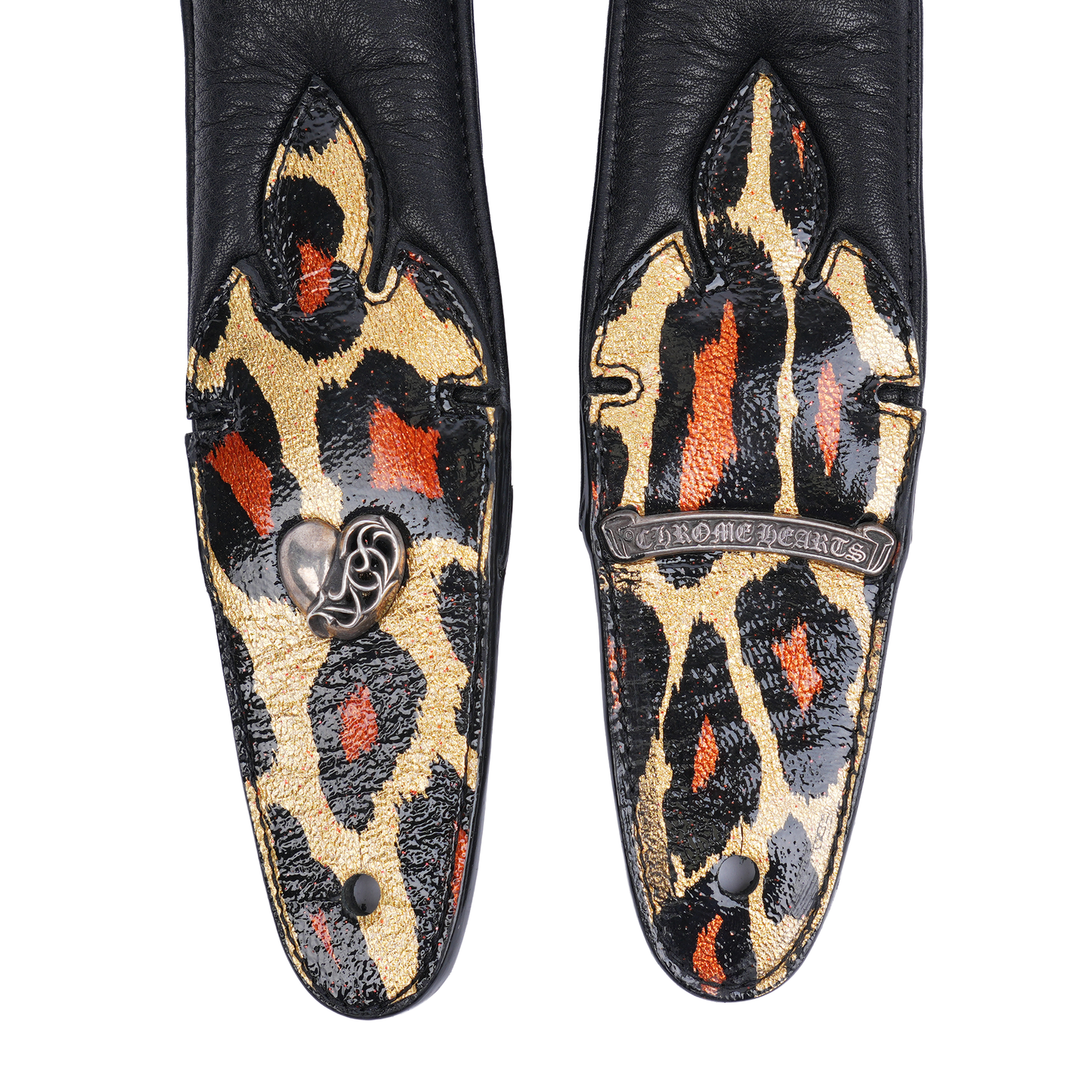 1/1 CHEETAH SPIKED GUITAR STRAP