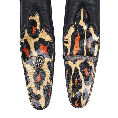 1/1 CHEETAH SPIKED GUITAR STRAP
