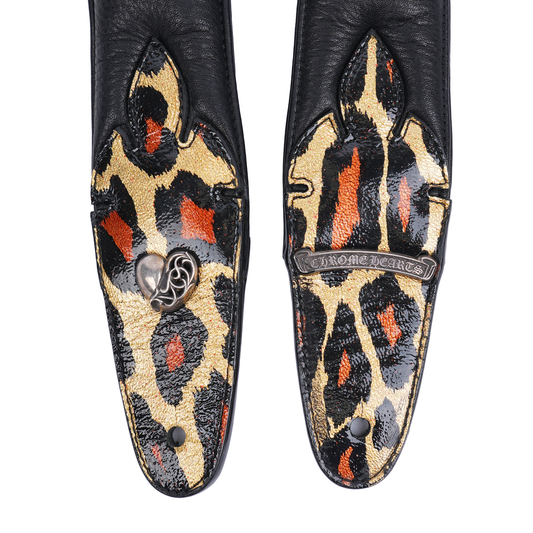 1/1 CHEETAH SPIKED GUITAR STRAP